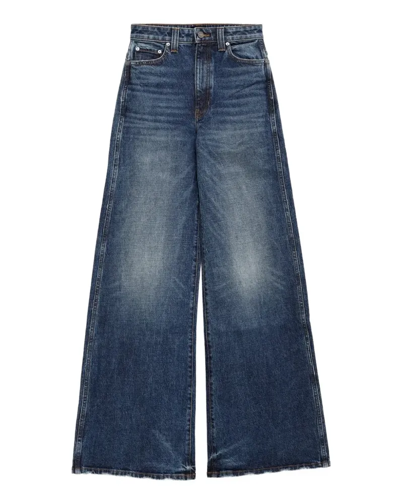 KHAITE Wide-Leg-Jeans - Blau Blau