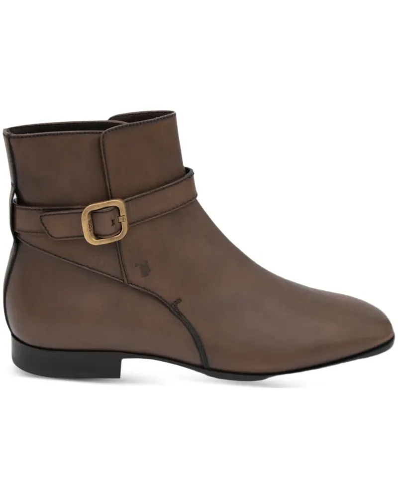 TOD'S Stiefel mit Schnalle - Braun Braun