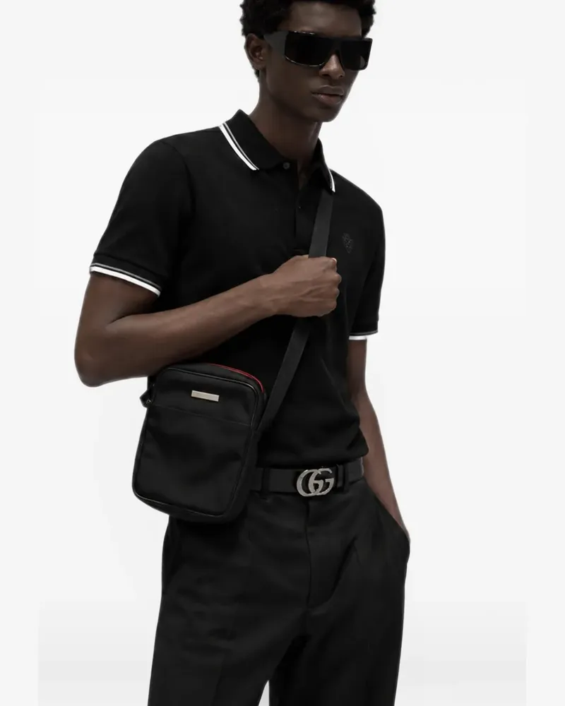 Gucci Kleine Tag Umhängetasche - Schwarz Schwarz