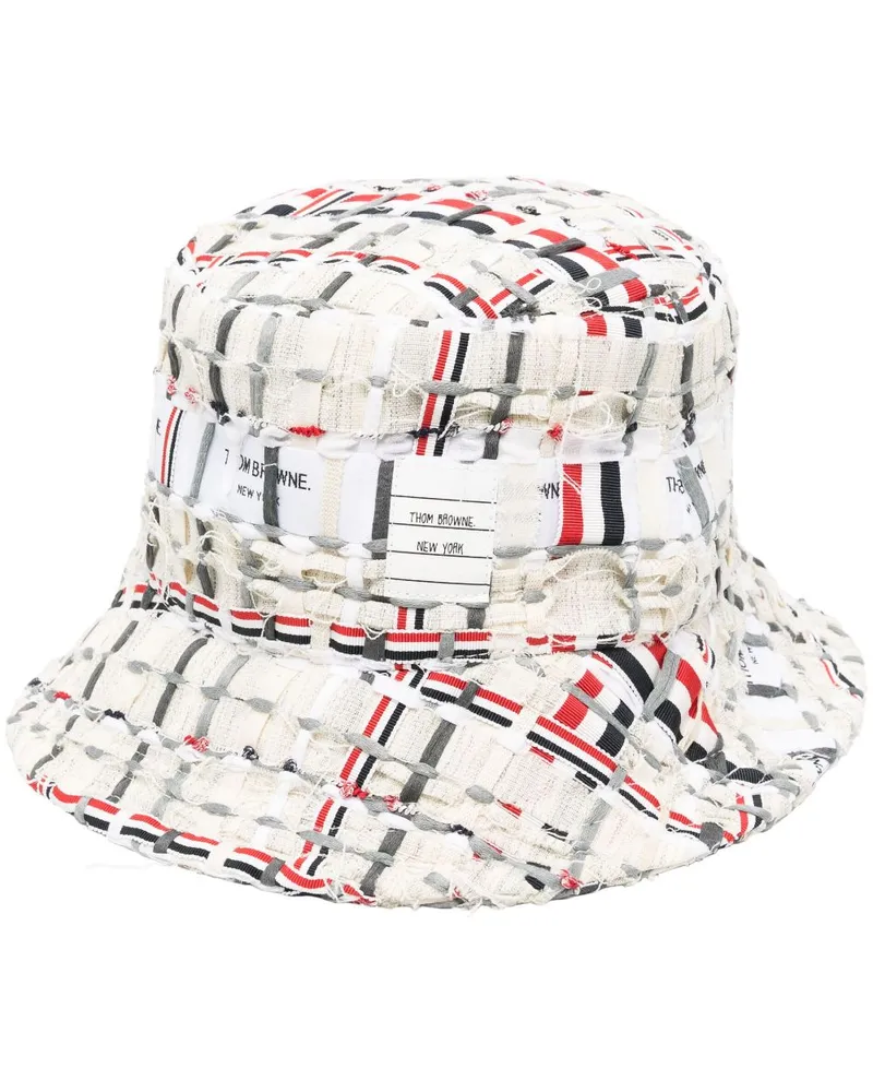 Thom Browne Fischerhut aus Tweed - Orange Orange