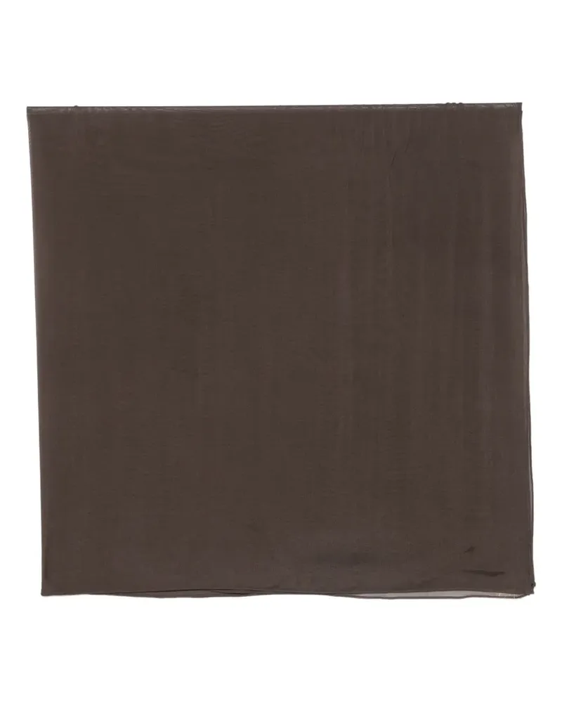ALYSI sheer-finish scarf - Braun Braun