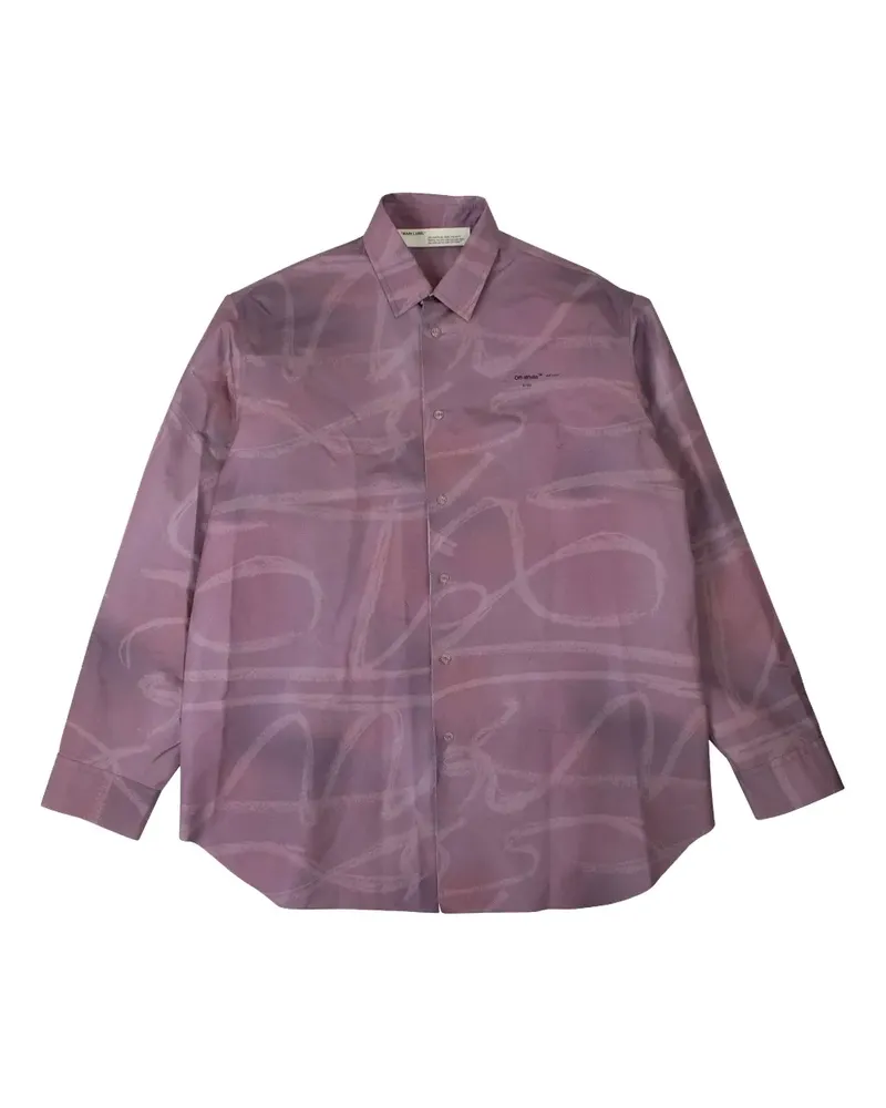 OFF-WHITE Stiff Button Down Hemd - Violett Violett