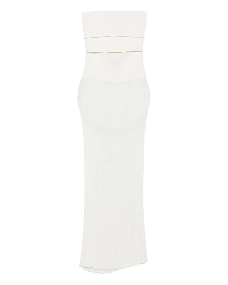 Christopher Esber Schulterfreies Kleid - Weiß Weiß