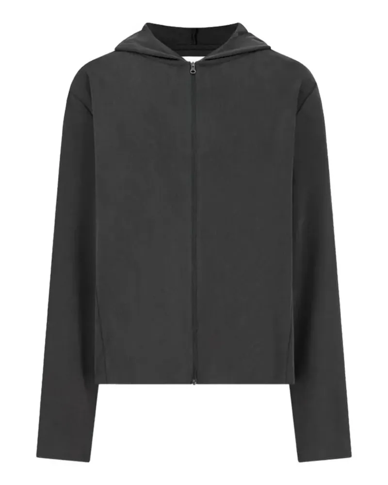 AMOMENTO Kapuzenjacke aus Jersey - Grau Grau