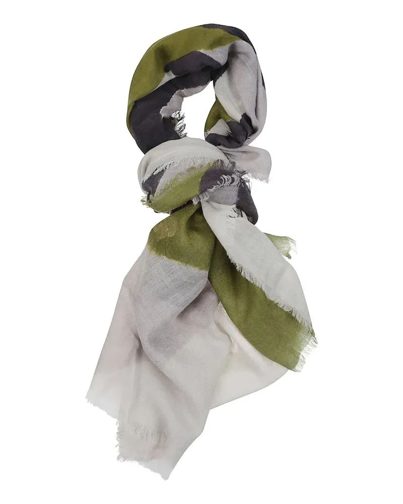 Altea geometric-print scarf - Grün Grün