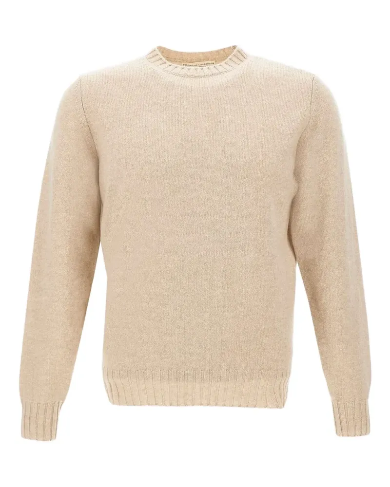 Filippo de Laurentiis Gerippter Pullover - Nude Nude