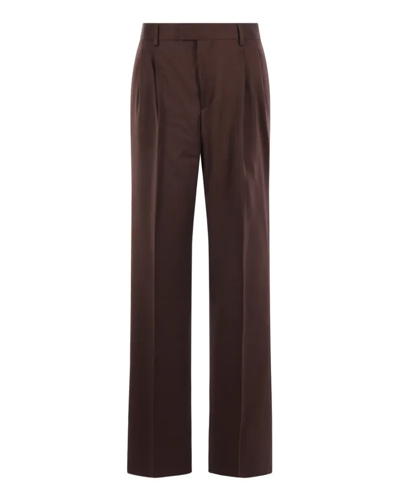 LARDINI Plissierte Hose - Braun Braun
