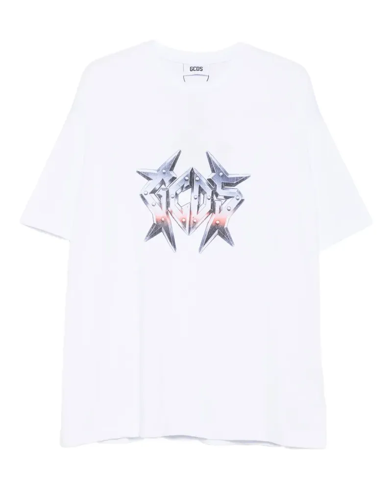 GCDS Bulletproof T-Shirt - Weiß Weiß