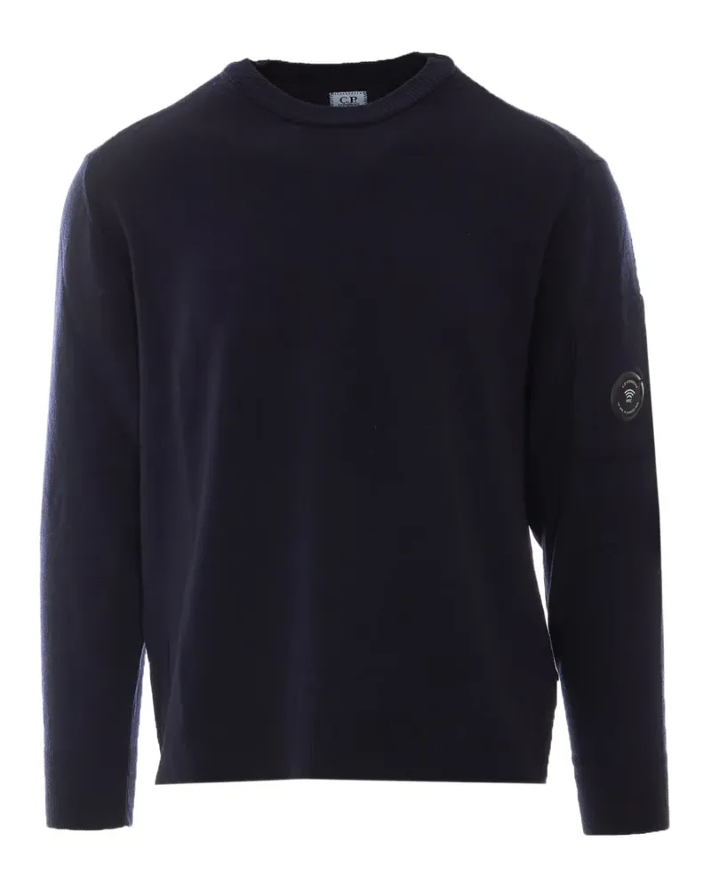 C.P. Company Pullover mit Linsen-Detail - Blau Blau