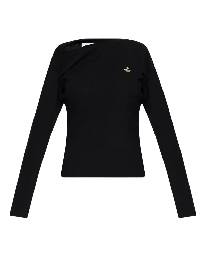 Vivienne Westwood Klassisches Langarmshirt - Schwarz Schwarz