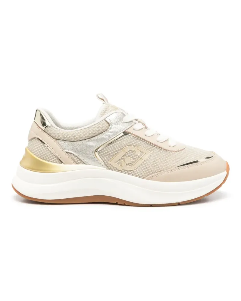 Liu Jo Sneakers mit Logo-Schild - Nude Nude