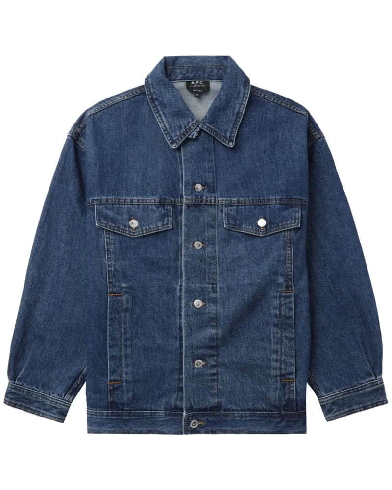 A.P.C. Elvis Jeansjacke - Blau Blau