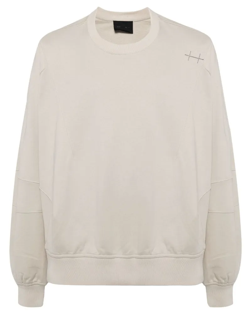 Heliot Emil Sweatshirt mit Kontrasteinsätzen - Nude Nude