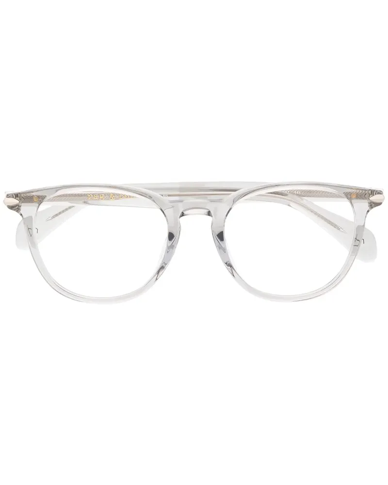 Rag & Bone Brille mit eckigem Gestell - Grau Grau