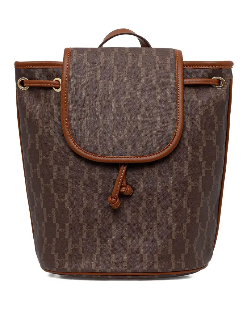 Silvian Heach Zaino drawstring backpack - Braun Braun