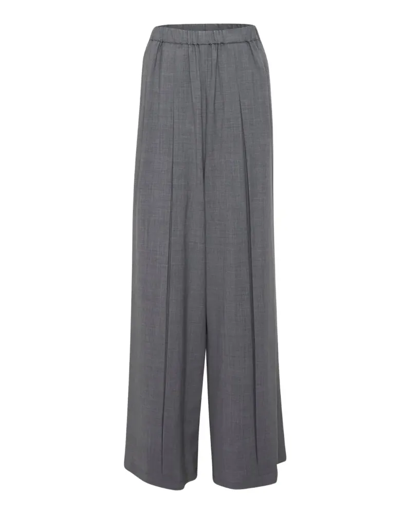 ENFÖLD box-pleated wide-leg trousers - Grau Grau