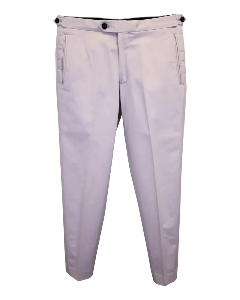 MR P. button-fastening straight-leg trousers - Grau Grau