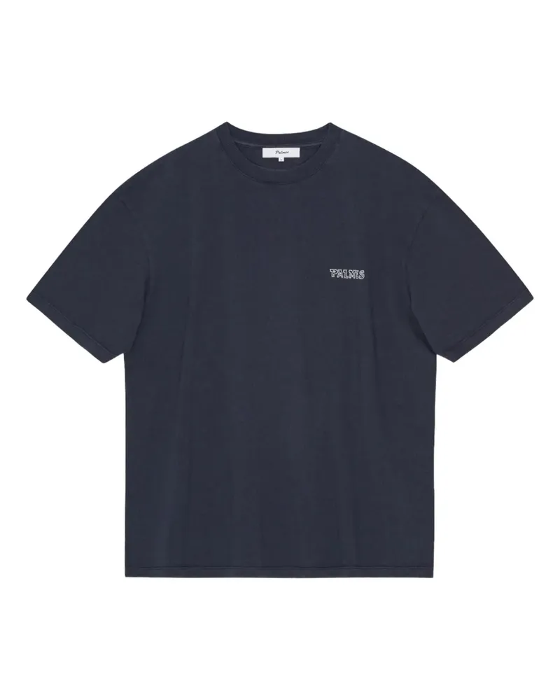 Palmes T-Shirt mit Logo - Blau Blau