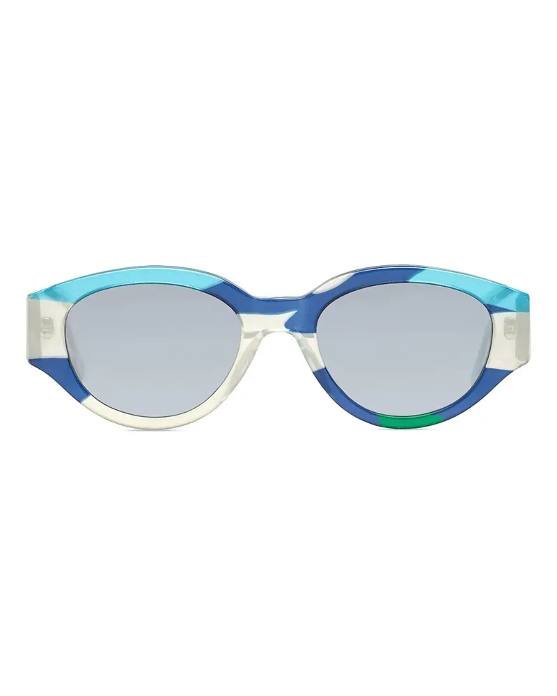 RETROSUPERFUTURE Runde Drew Mama Andy Warhol Sonnenbrille - Blau Blau