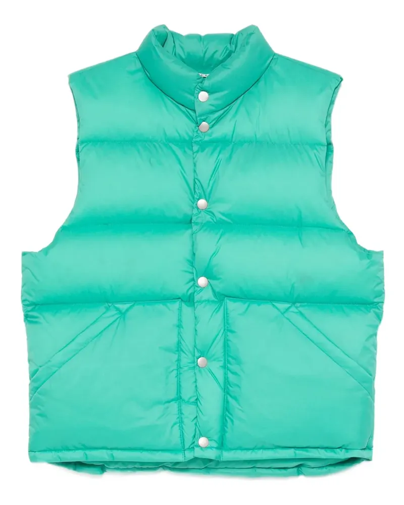AURALEE Ripstop padded gilet - Grün Grün