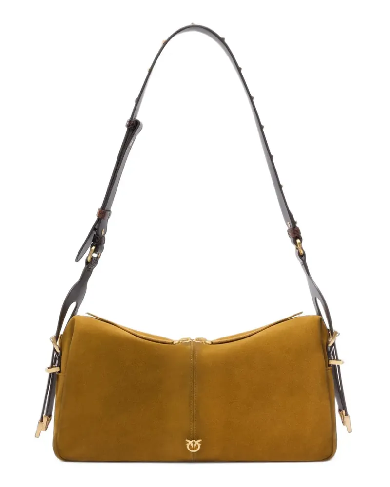 Pinko Schultertasche aus Wildleder - Braun Braun