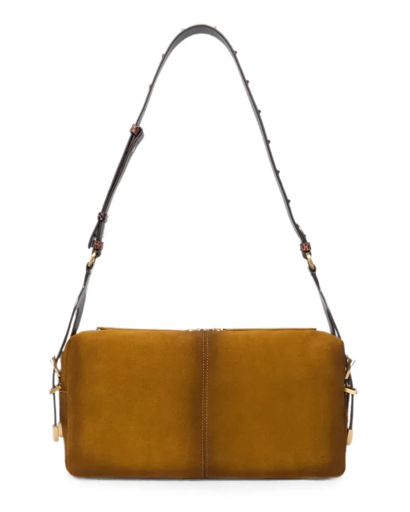 Pinko Schultertasche aus Wildleder - Braun Braun