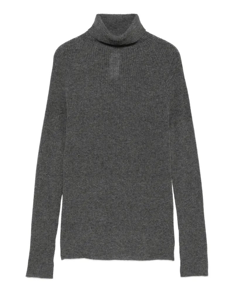 Fabiana Filippi Gerippter Rollkragenpullover - Grau Grau