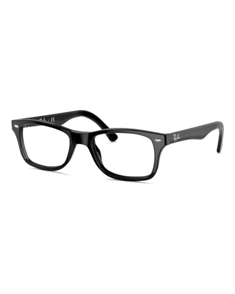 Ray Ban Brille mit eckigem Gestell - Schwarz Schwarz