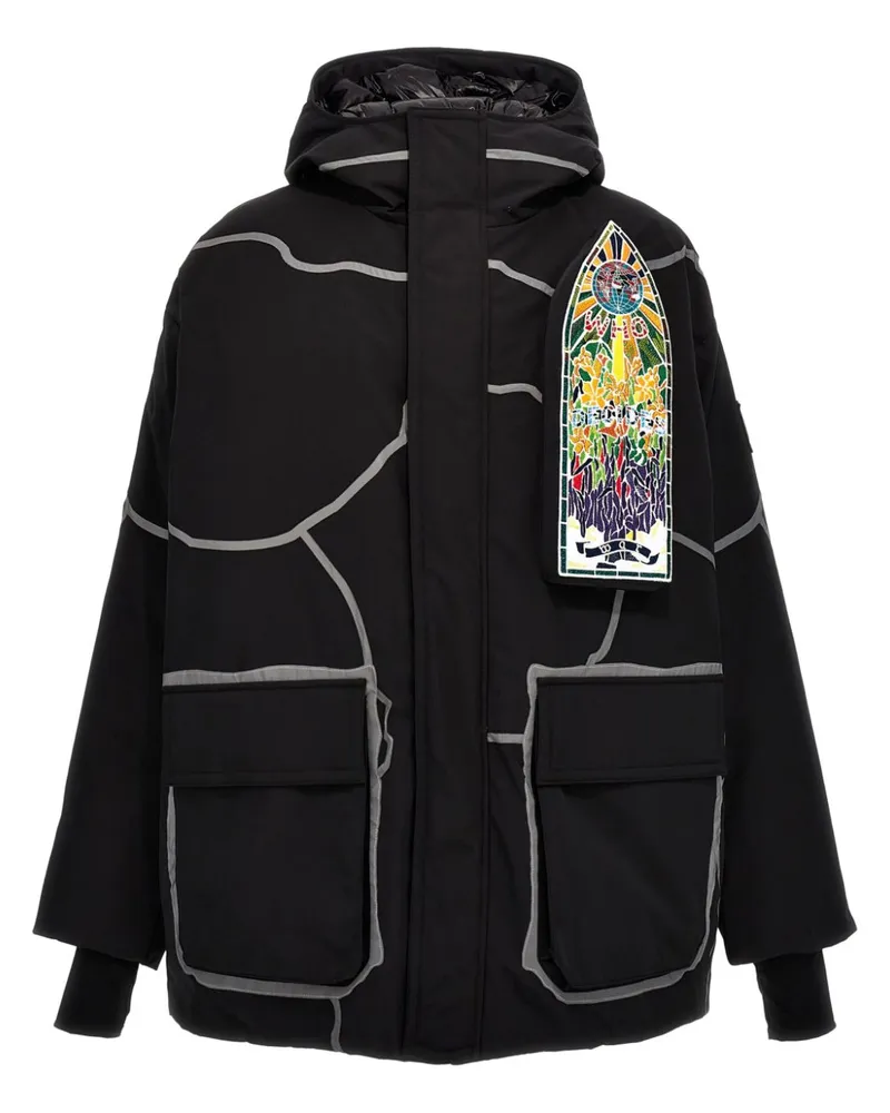 WHO DECIDES WAR x Add Daunenjacke - Schwarz Schwarz
