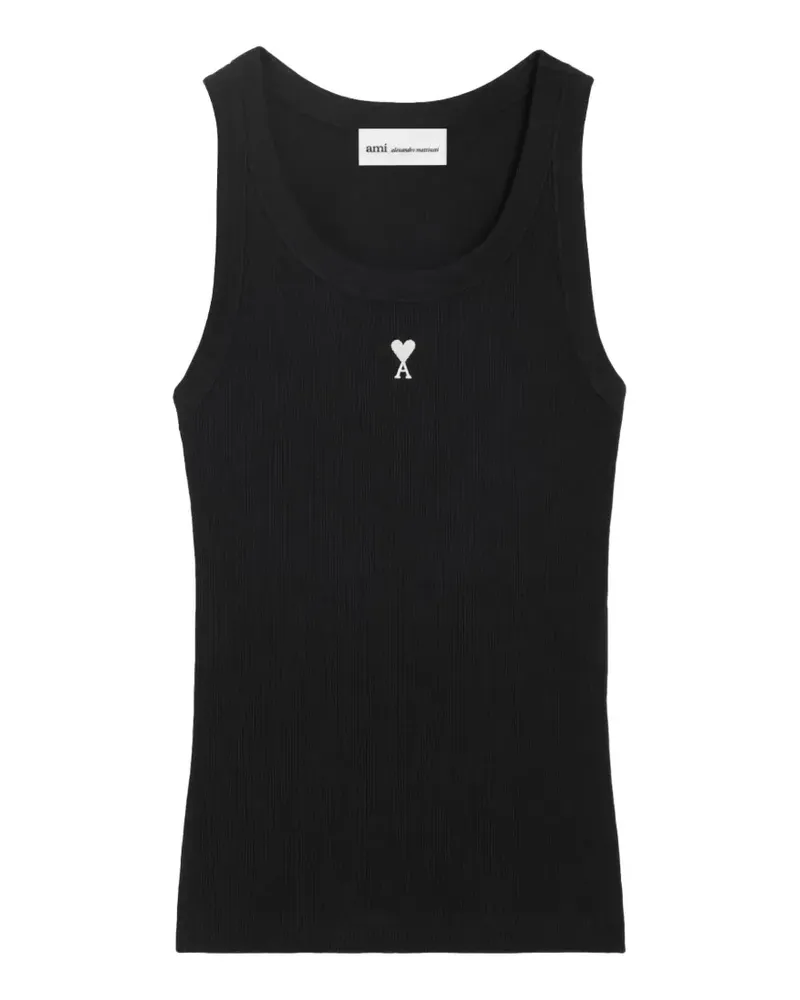 AMI Paris Ami de Coeur Tanktop - Schwarz Schwarz