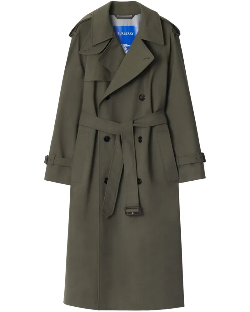 Burberry Langer Trenchcoat - Grün Grün