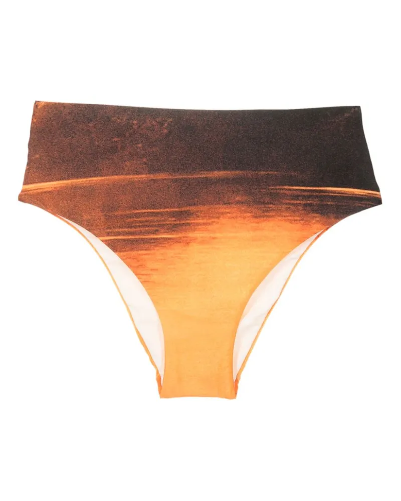 Lenny Niemeyer Bikinihöschen mit grafischem Print - Braun Braun