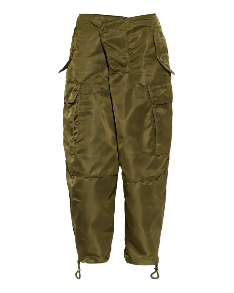 Dsquared2 asymmetric cargo pants - Grün Grün