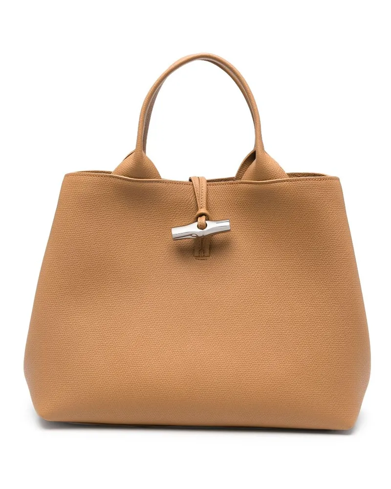 Longchamp Großer Roseau Shopper - Braun Braun