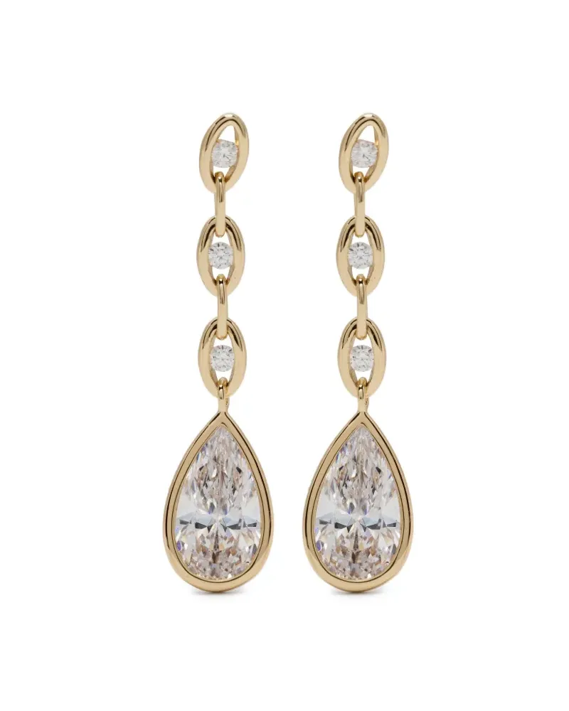 APM Monaco Éclat Kettenohrringe - Silber Silber