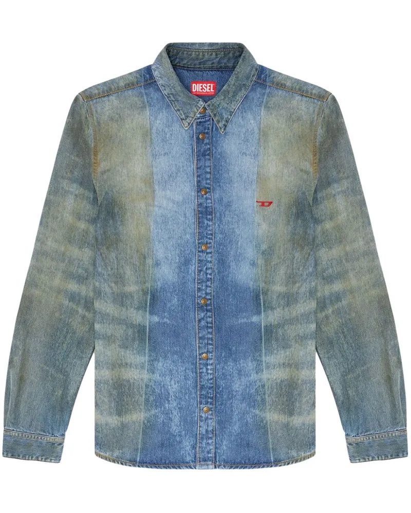 Diesel D-Fitty-FSF Hemd - Blau Blau