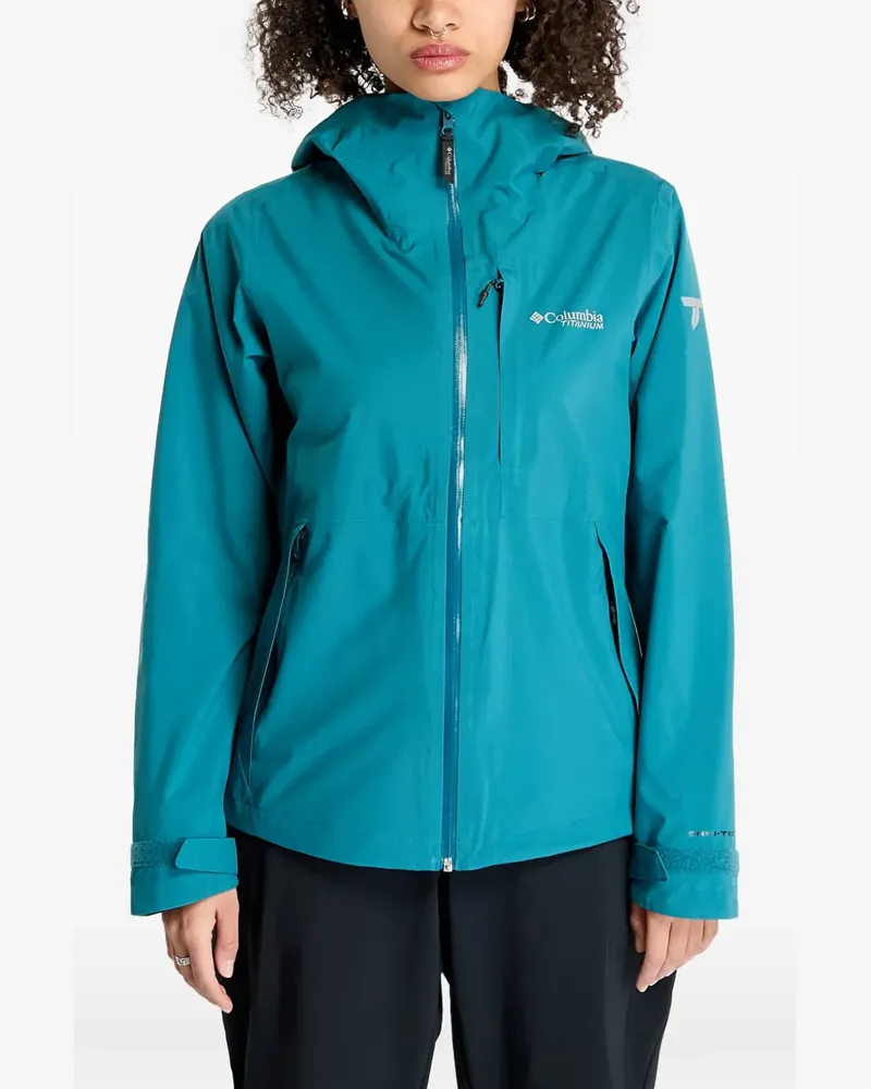 Columbia Sportswear Company logo-print jacket - Blau Blau