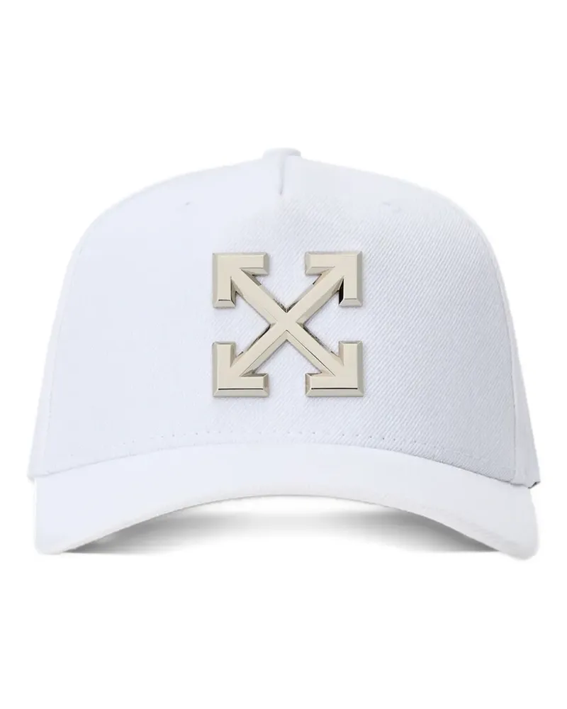 OFF-WHITE Arrows metal-badge baseball cap - Weiß Weiß