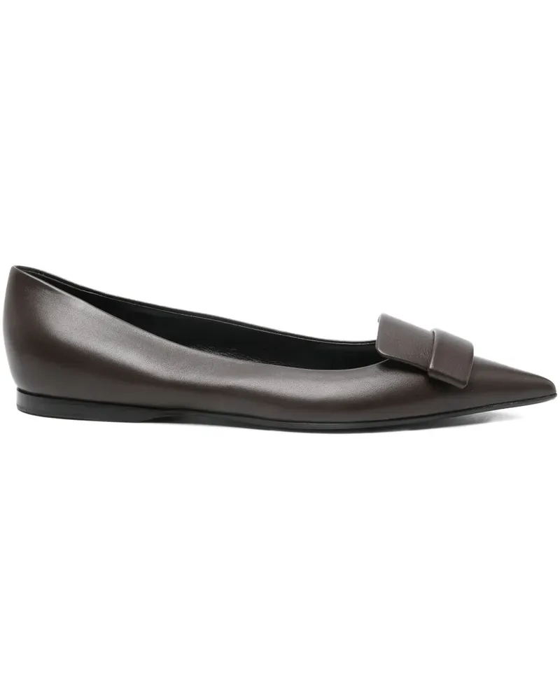 Sergio Rossi Spitze Loafer - Braun Braun