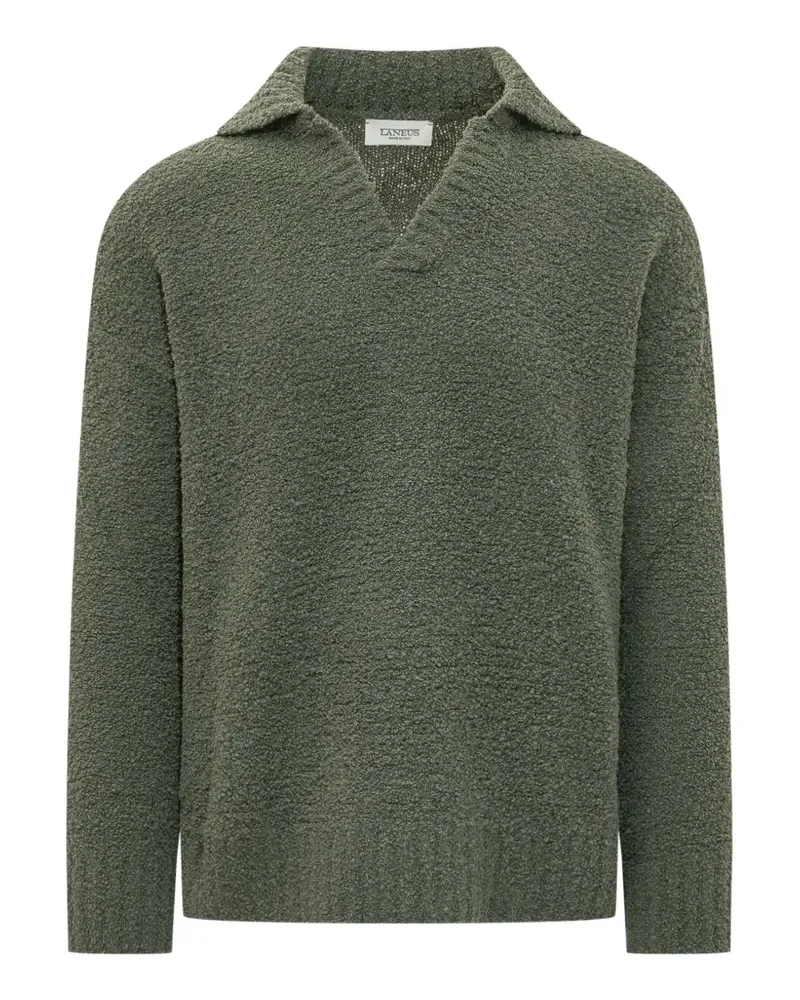 Laneus Pullover aus Bouclé-Strick - Grün Grün
