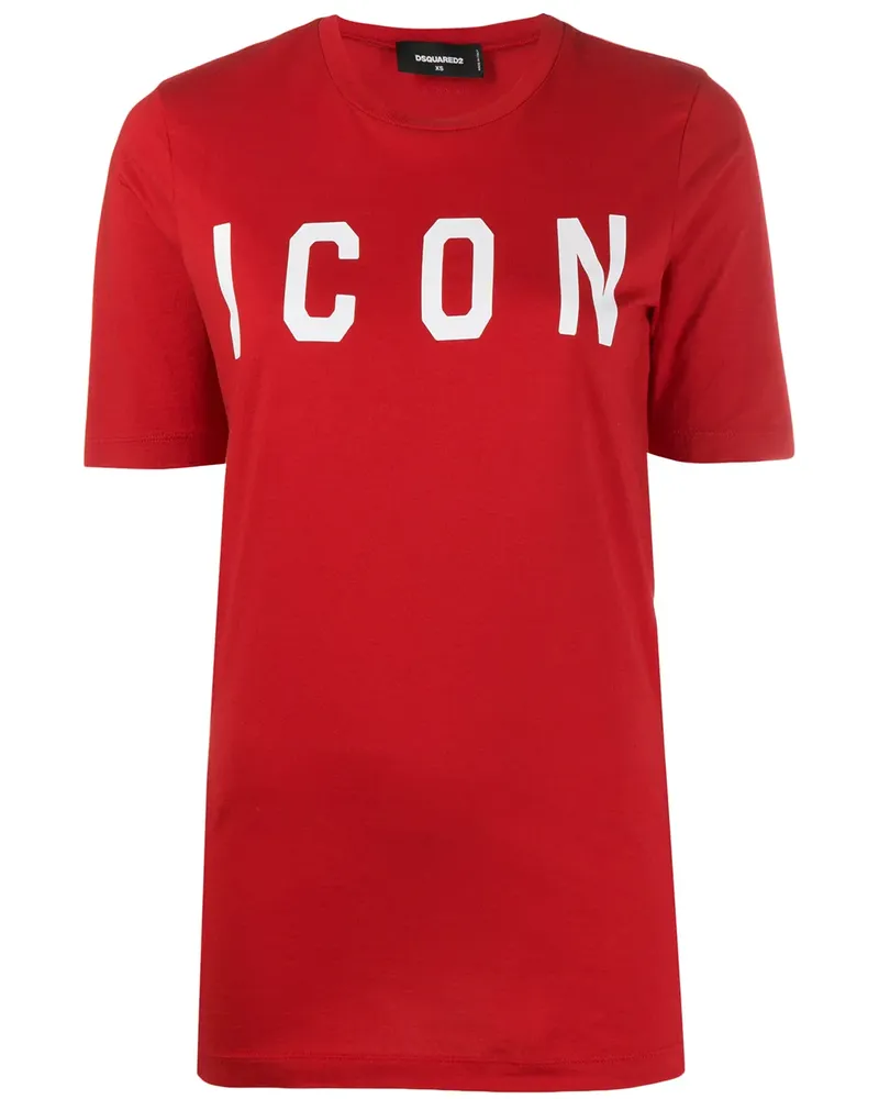 Dsquared2 Icon' T-Shirt - Rot Rot