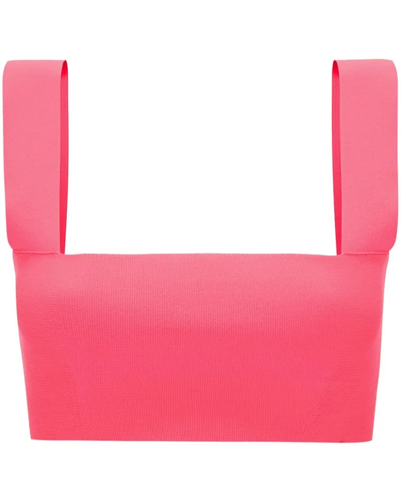 Victoria Beckham Cropped-Oberteil - Rosa Rosa