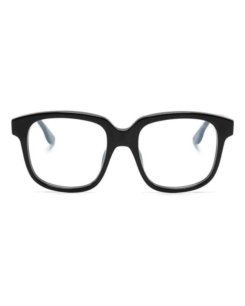 Lesca Vian Brille mit eckigem Gestell - Schwarz Schwarz