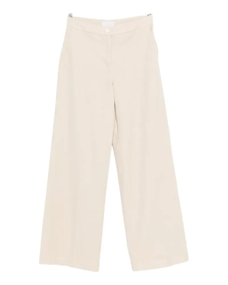 VIA MASINI 80 wide-leg trousers - Nude Nude
