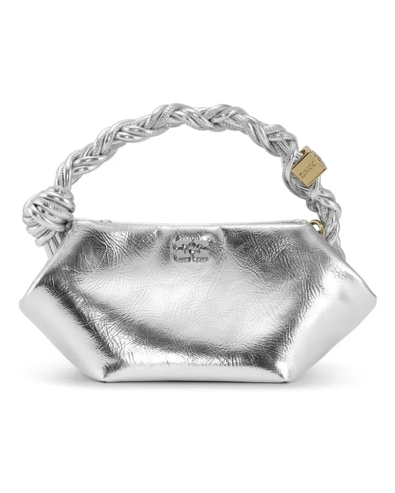 Ganni Bou Mini-Tasche - Silber Silber