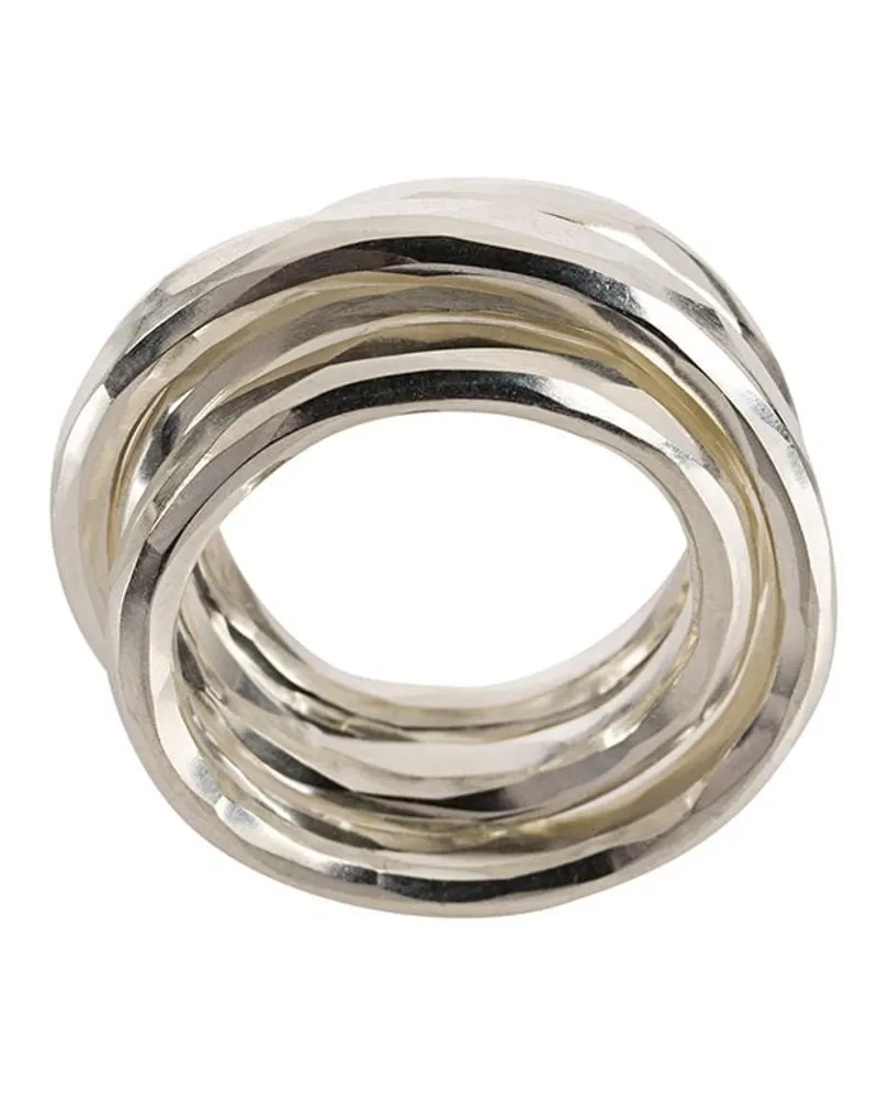 WERKSTATT:MÜNCHEN Gehämmerter Ring Metallic