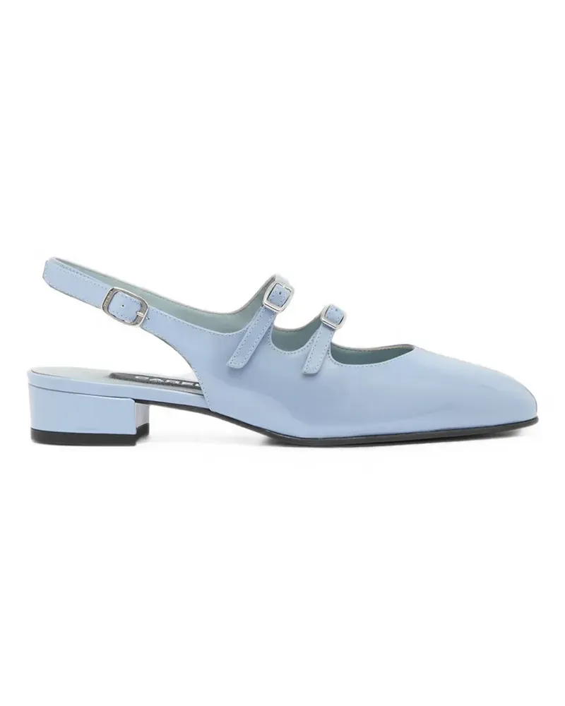 Carel Peche Pumps aus Lackleder - Blau Blau