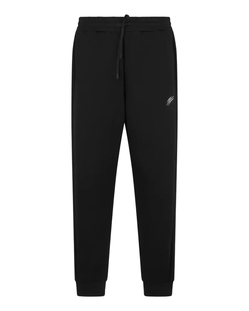 Philipp Plein Chrome Scratch track pants - Schwarz Schwarz