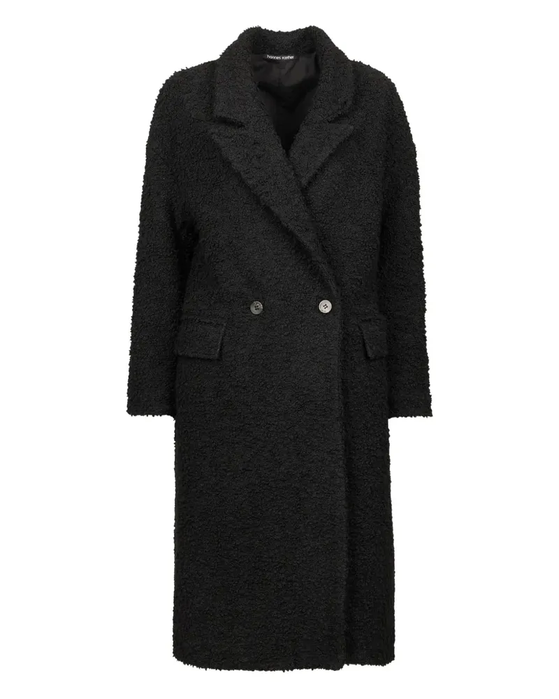 Hannes Roether double-breasted coat - Schwarz Schwarz