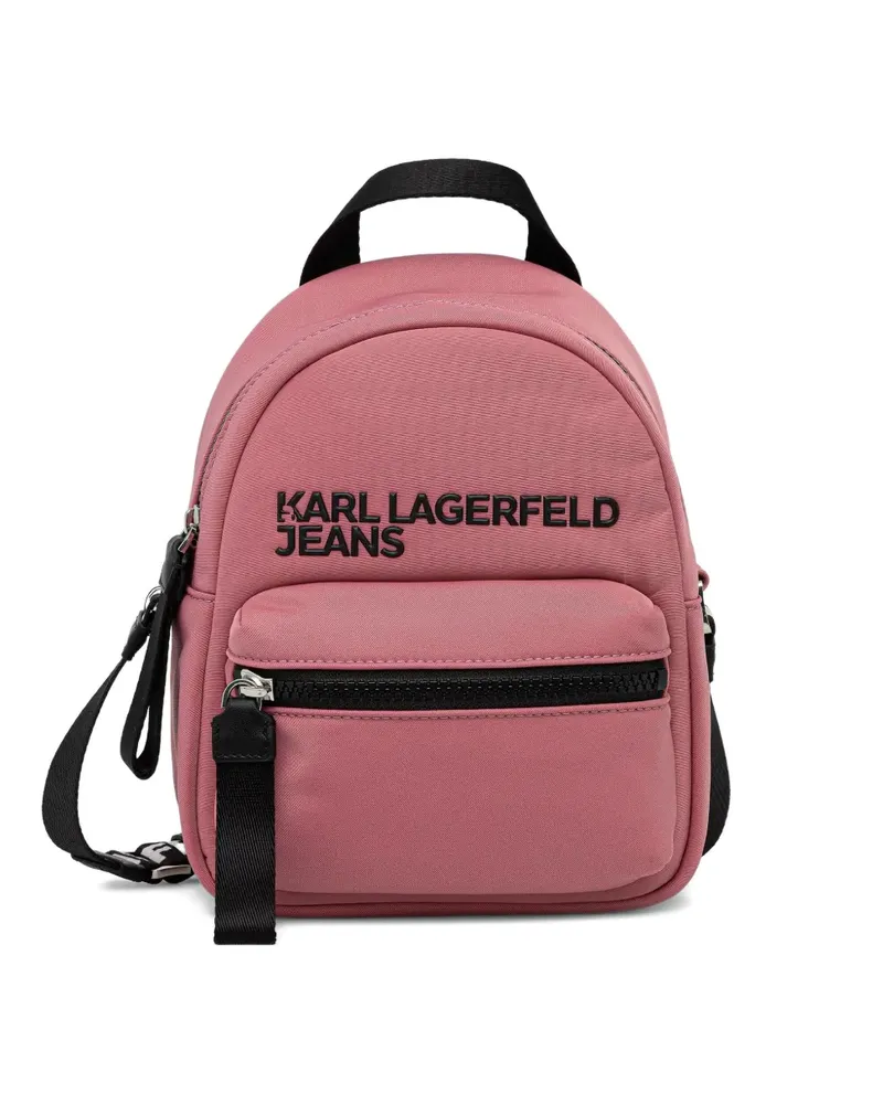 Karl Lagerfeld logo-embroidered belt bag - Rosa Rosa